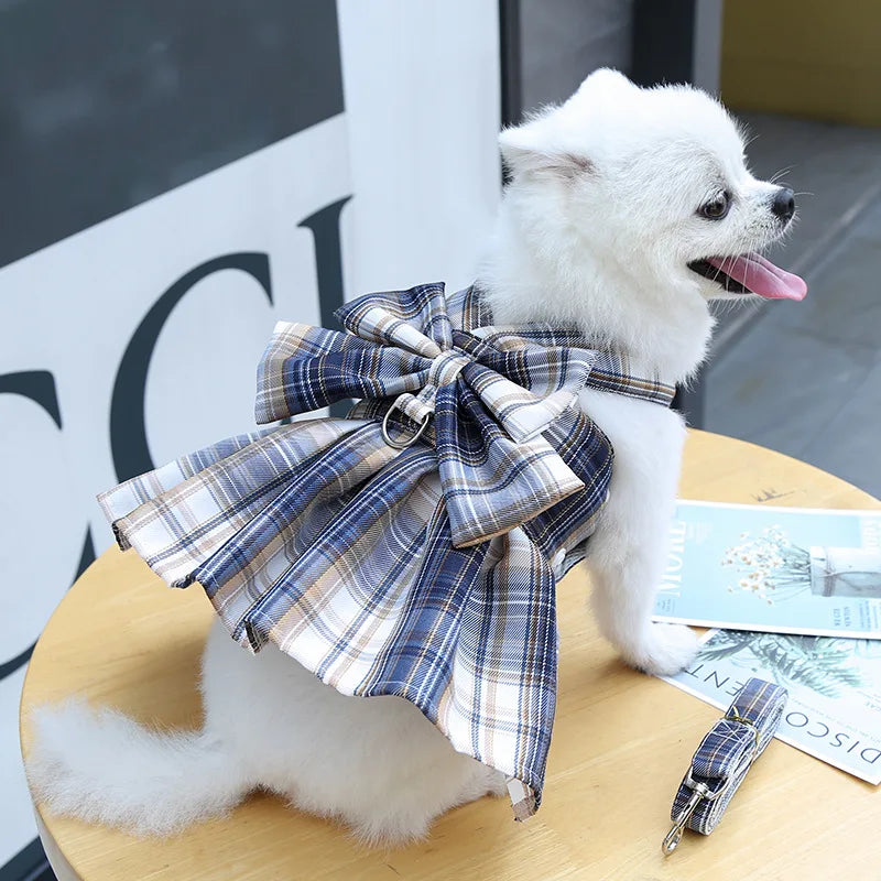 Coleira para Cães e Gatos com Vestidinho